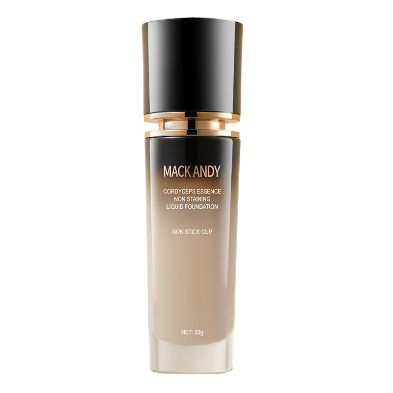 Marco andy cordyceps essence non-stick cup powder bottom liquid for women dry skin skin care concealer moisturizing waterproof non-removing powder bottom