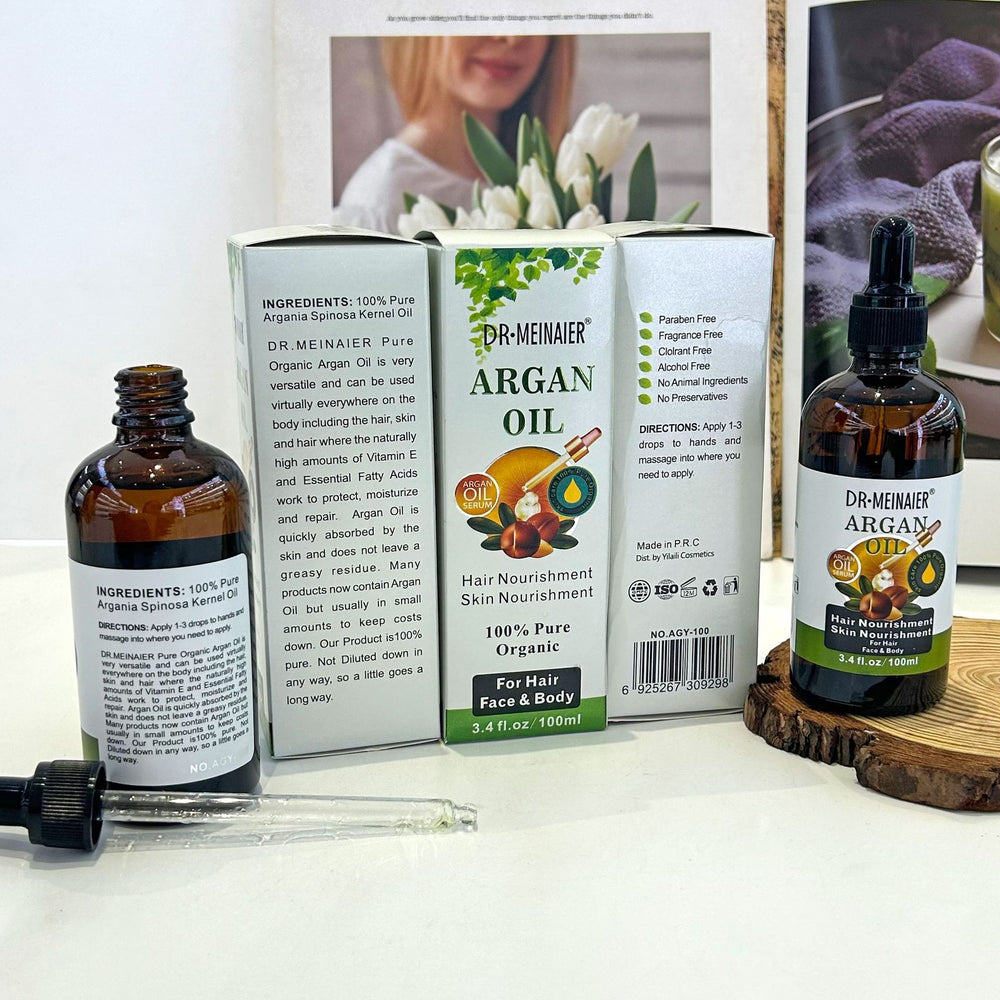 compound argan oil 100ml - hair, face, body spa - moroccan argan oil skincare - wholesale for export