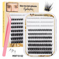 Glue-free false eyelashes fashion cross-border segmented formaldehyde-free diy curling and thickening suitcluster lashes