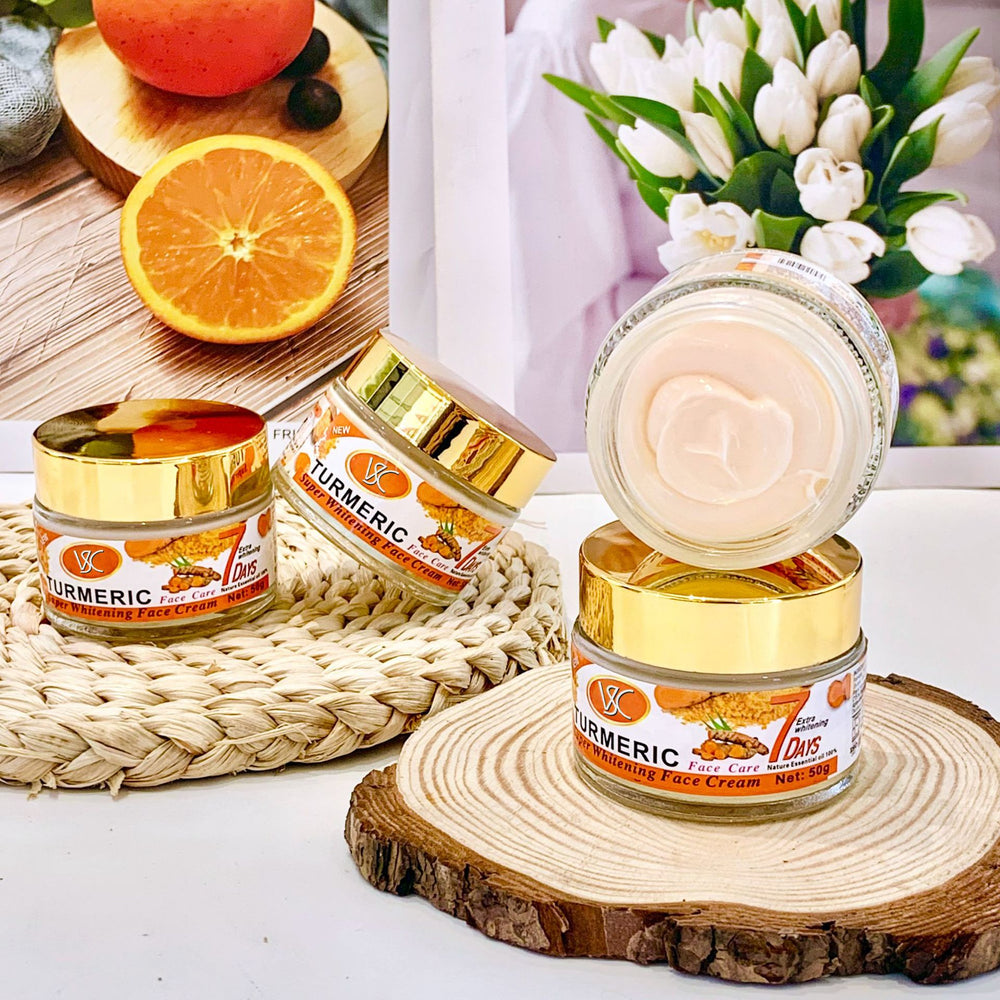 turmeric brightening cream 50g - soothing, oil-free moisturizer - hydrating and nourishing - wholesale for export
