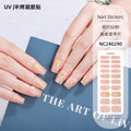 Zhengxiang custom christmas gel nail stickers - cartoon snowflake plaid european & american cross-border uv semi-cured nail decals