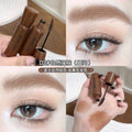 Sweet mint fluffy brow mascara - natural, defined, and root-visible wild brows. long-lasting, waterproof, and sweat-proof. light brown