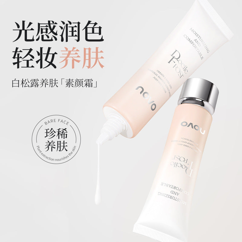 Novo white truffle tone-up cream: your lazy day makeup solution. this all-in-one cream primes, evens skin tone, and protects against water and sweat for long-lasting, natural-looking coverage that won't cake or look artificial