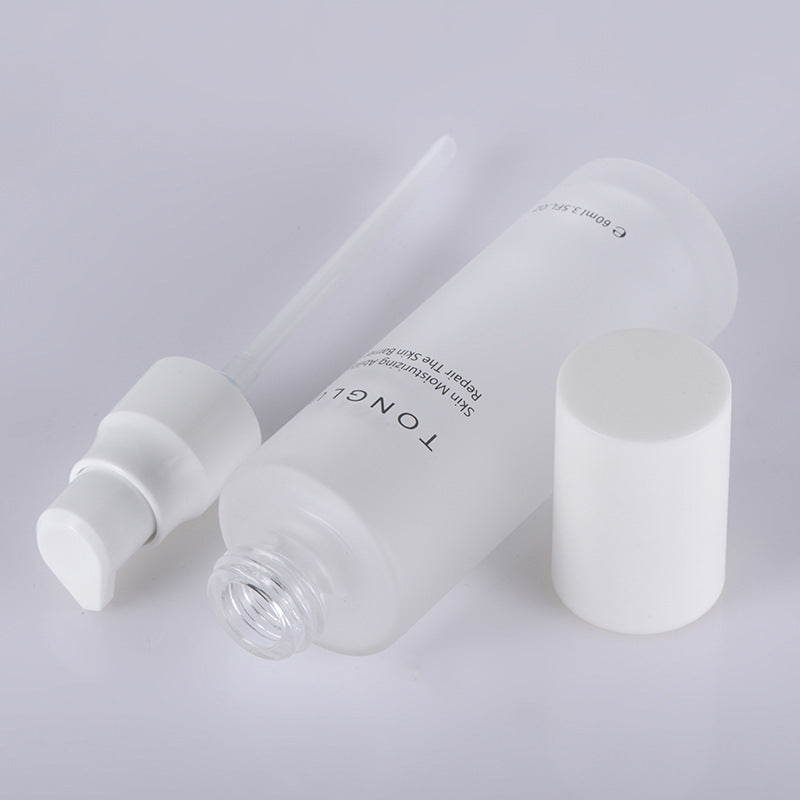 Ready-to-ship dropper and pump glass bottles, 30ml serum bottles, cosmetic set packaging bottles, frosted spray bottles