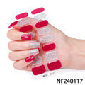 Zhengxiang personalized gel manicure stickers onion powder jumping color nail polish film korean uv photo lamp hardening semi-cured nail stickers