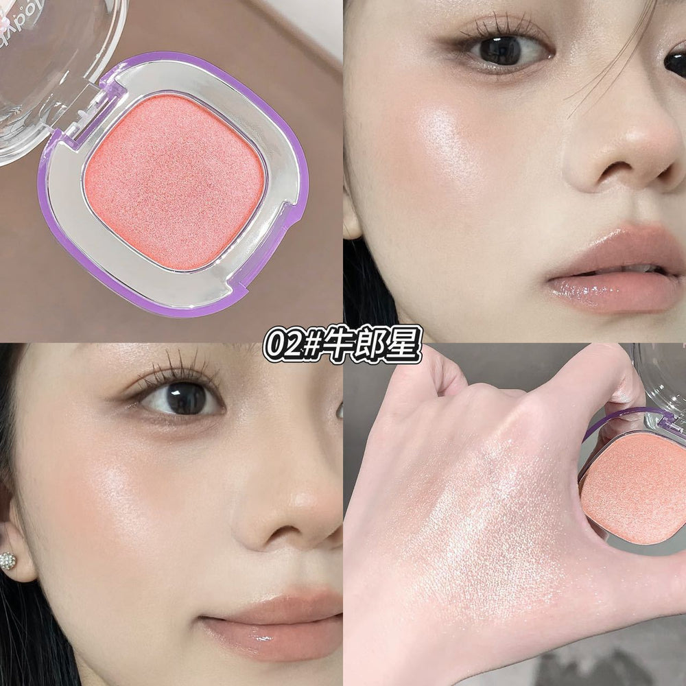 Kodyboll clear focus highlighter powder atmosphere burst pearlescent fine shimmer stereo brightening highlighter blush all in one