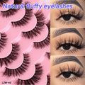 False eyelashes faux mink lashes fluffy long 8d fake lashes