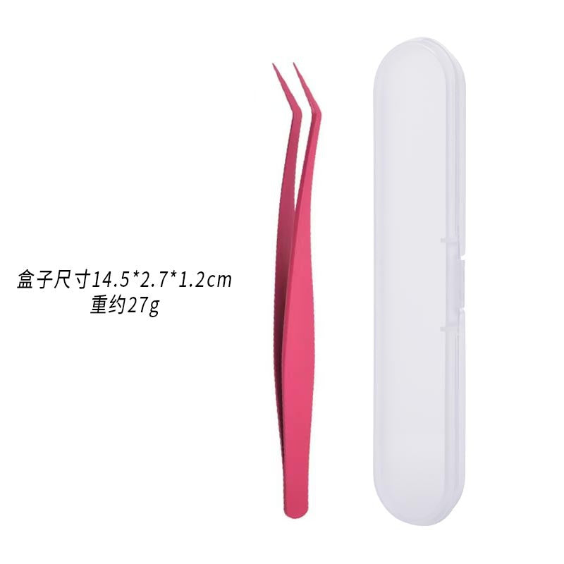 Non-stick eyelash tweezers, golden feather clip, anti-stick eyelash curler, cross-border non-stick tweezers, beauty tools, eyelash curler