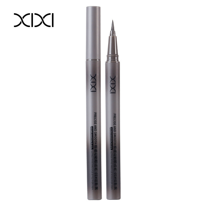Xixi ultra-fine outline eyeliner quick-drying waterproof anti-sweat long-lasting non-smudge novice lower eyelashes lying silkworm eyeliner