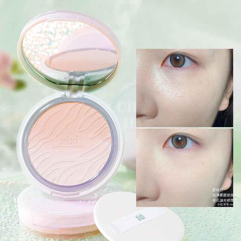 Makeup xixi yun ni soft focus powder matte long-lasting concealer repair brightening waterproof non-removing makeup setting powder bottom
