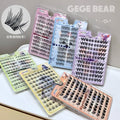 Gege bear nine-tailed rabbit fox series glue-free false eyelashes comic artificial segmented elongated eye tail novice eyelashes