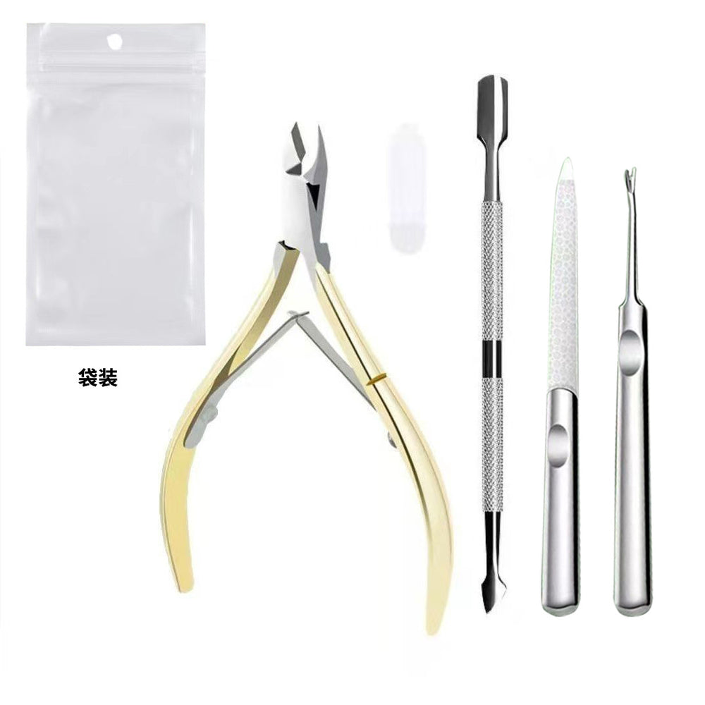 Vietnamese stainless steel cuticle nippers portable d501 finger toe dead skin remover barbed skin nippers manicure tool