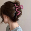 Large wavy elegant gripper eleganceclassy sense of the back of the head hair clip hair accessories hair gripper hair clip headwear