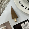 #triangle bangs clip-coffee color