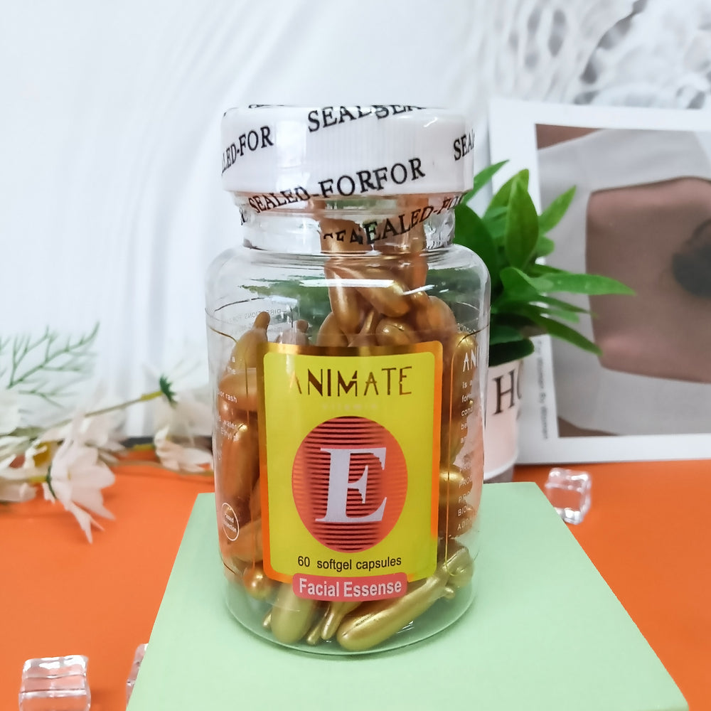exclusive facial essence capsules to reduce fine lines, firm the face, hydrate, brighten and anti-aging essence capsules