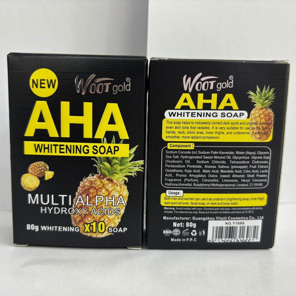 boxed english fruit acid handmade soap - deep cleansing fruit soap aha soap 80g