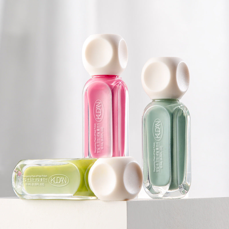 Kudan nail polish no bake quick drying water-based peelable light fragrance 10ml nail polish new cross-border best selling 41 colors