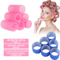 Velcro self-adhesive hair curlers, bangs curls, fluffy hair root curls, inner color nylon air curling barrel curling iron wholesale