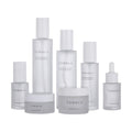 Ready-to-ship dropper and pump glass bottles, 30ml serum bottles, cosmetic set packaging bottles, frosted spray bottles