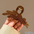Wheat ear coffee color-10cm