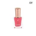 Bk summer new arrival: 36-color trendy oil-based nail polish - peel-off, no-bake, long-lasting, smudge-proof, brightening manicure