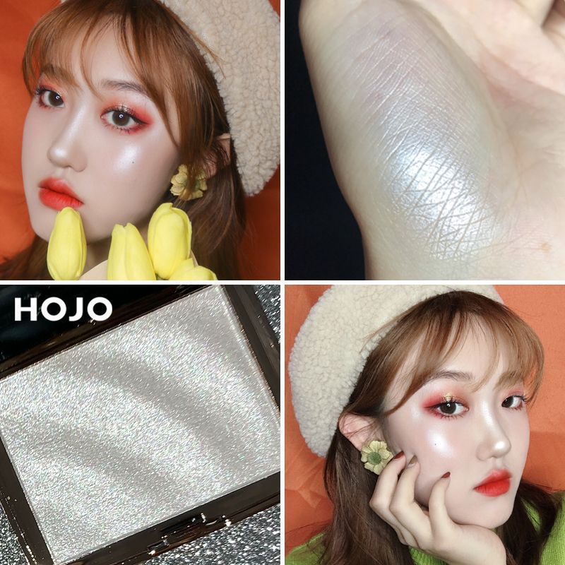 Makeup hojo stereo high-gloss contouring palette, fine shimmering diamonds, face brightening, high-gloss powder, mashed potatoes, high-gloss cream