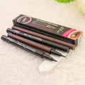 Makeup xixi lingmu deep automatic eyeliner waterproof long-lasting non-smudge hard tip black brown eyeliner pen