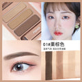 Novo three-color eyebrow powder for beginners - waterproof, long-lasting, smudge-proof, makeup artist-grade shading powder for hairline definition