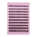 false eyelashes 10 rows d volume fluffy grafted segmented eyelashes hot melt single cluster hair qingdao factory wholesale
