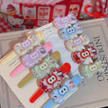 Dopamine apple cat bow tie long hair clip japanese style sweet high-value girly alligator clip hair accessory