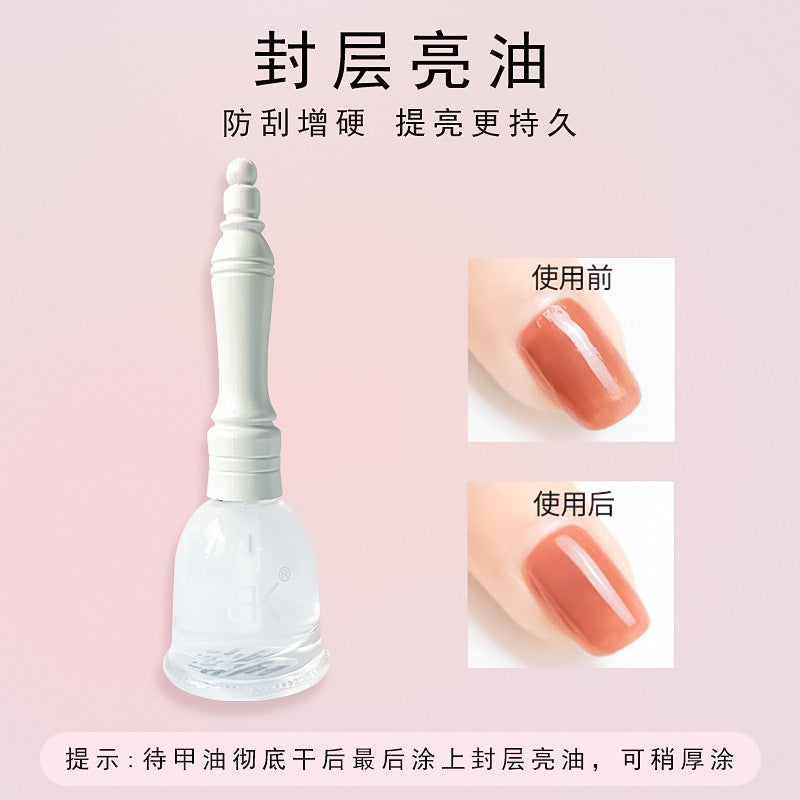 Fall and winter transparent nude bell water-based nail polish no baking quick drying long-lasting non-peelable jelly nail salon nail polish
