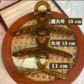 Can't shake off the 15cm jelly color large cross gripper acrylic back of the head shark clip elegant hairpin headwear