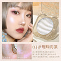 Novo illusion light sculpting highlighter - shimmering, multi-chrome, face illuminator (potato clay texture)