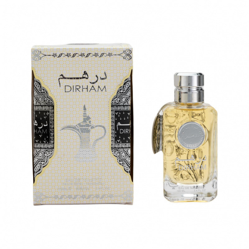 men perfume dirham100ml arabian middle eastern style grids dubai perfume for men and women long-lasting spray