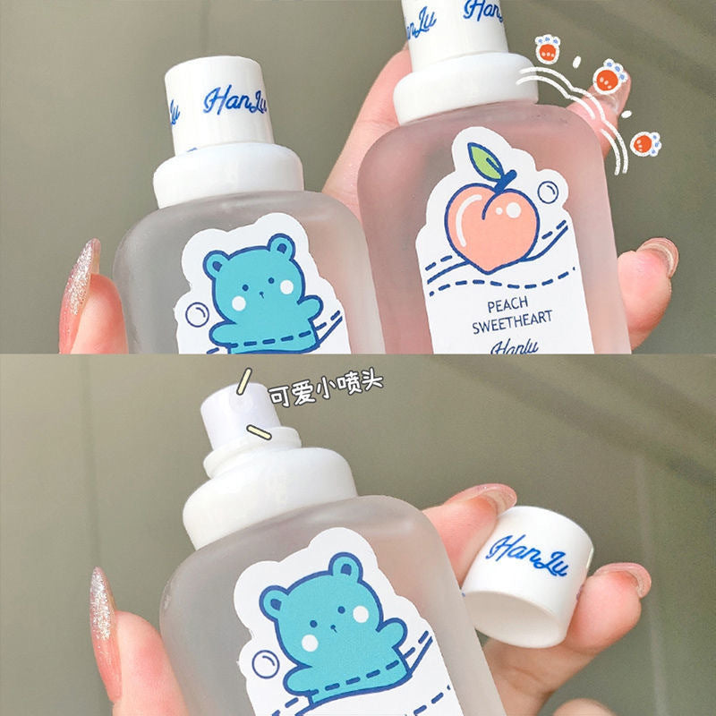 Hanlu cute bear series perfume - long-lasting, fresh, light floral, fruity, and milky scent - niche women's perfume