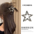 New arrivalcasualfashion heart five-pointed star clip classy hair clip back of head hair shark clip hair accessories headwear