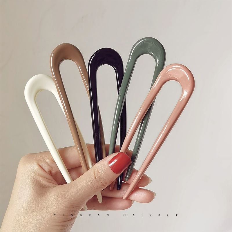 Fashion u-shaped hairpin, back of the head, ball head, hair accessories, autum hairpin, adult hairpin, japanese style easiest for match hair accessories