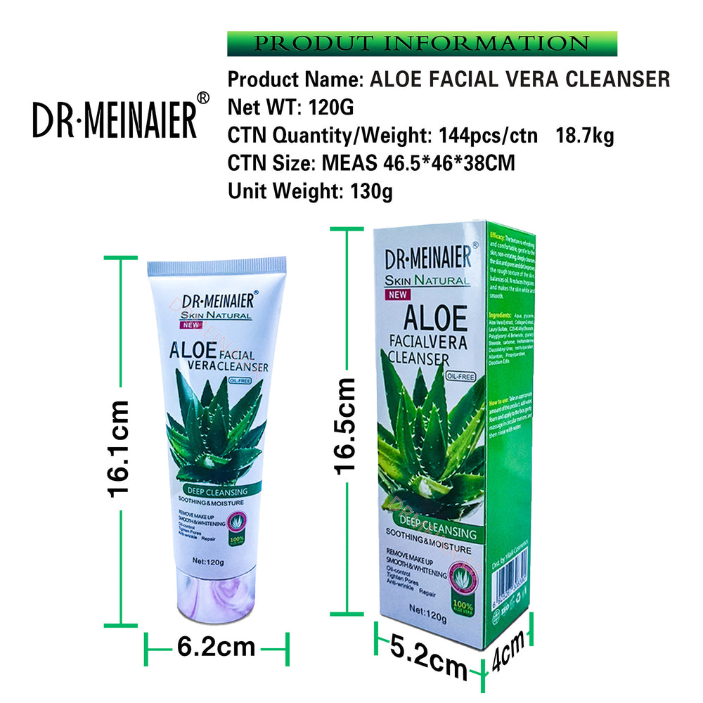 exclusive supply aloe vera facial cleanser aloe vera moisturizing oil control facial cleanser export wholesale