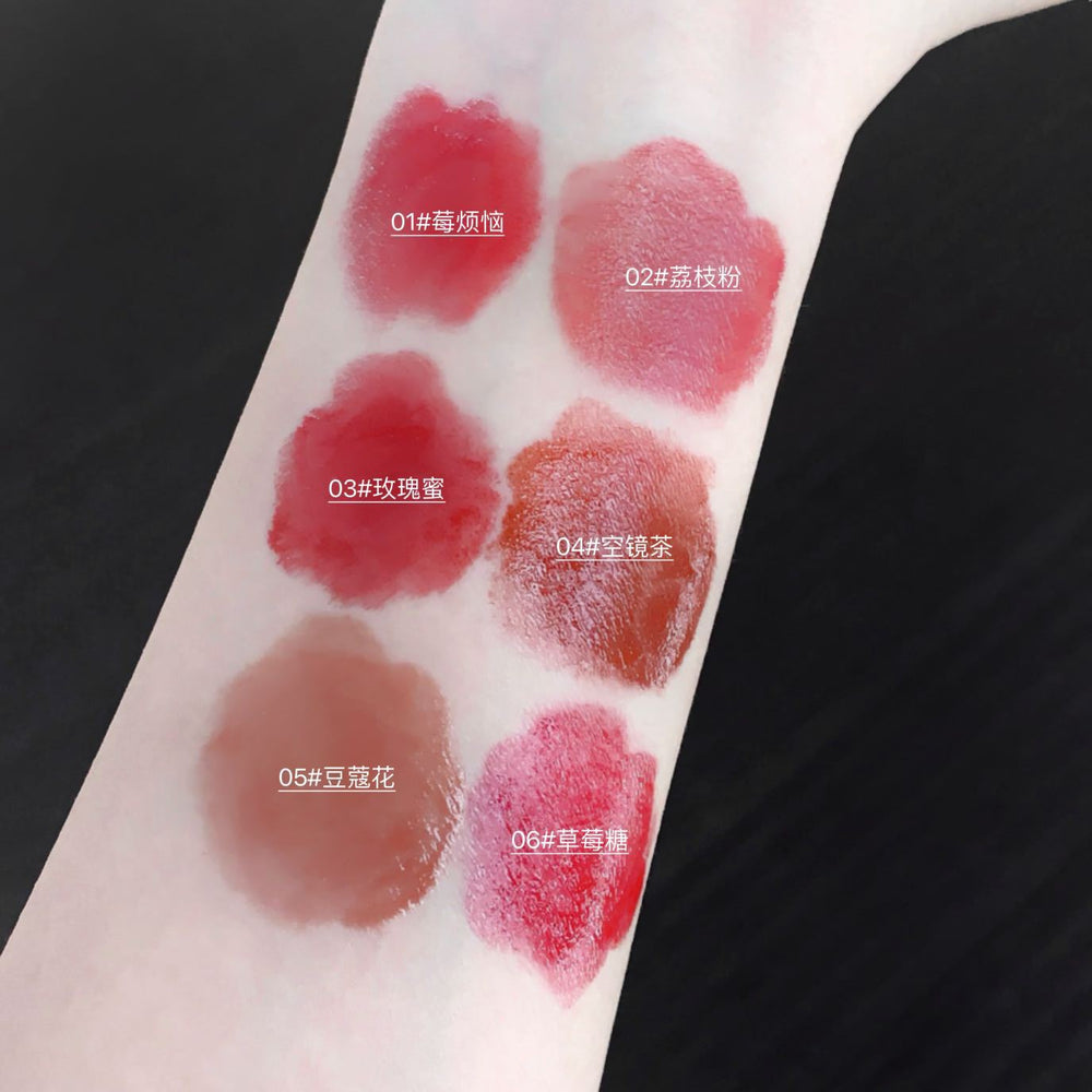 Kobeleen mirror solid lip gloss mirror water gloss lipstick fall and winter plain makeup whitening student party affordable