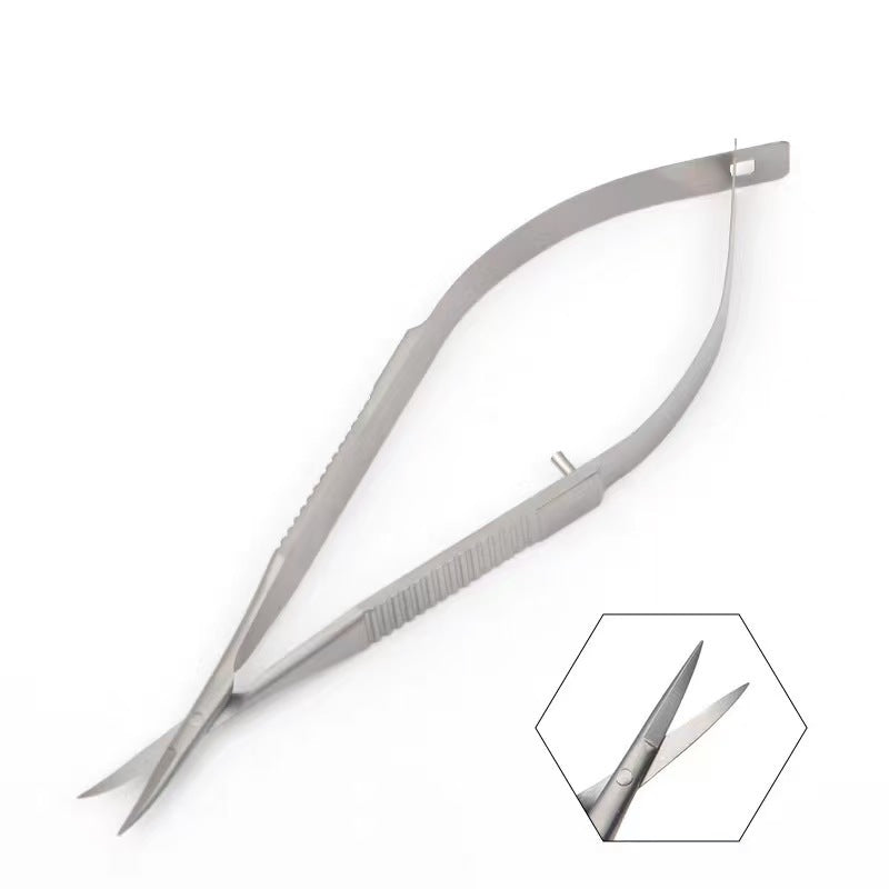 Factory direct, ready-to-ship cuticle nippers with a flat handle, russian-style dovetail design, multi-functional manicure tools, small blade curved cuticle scissors