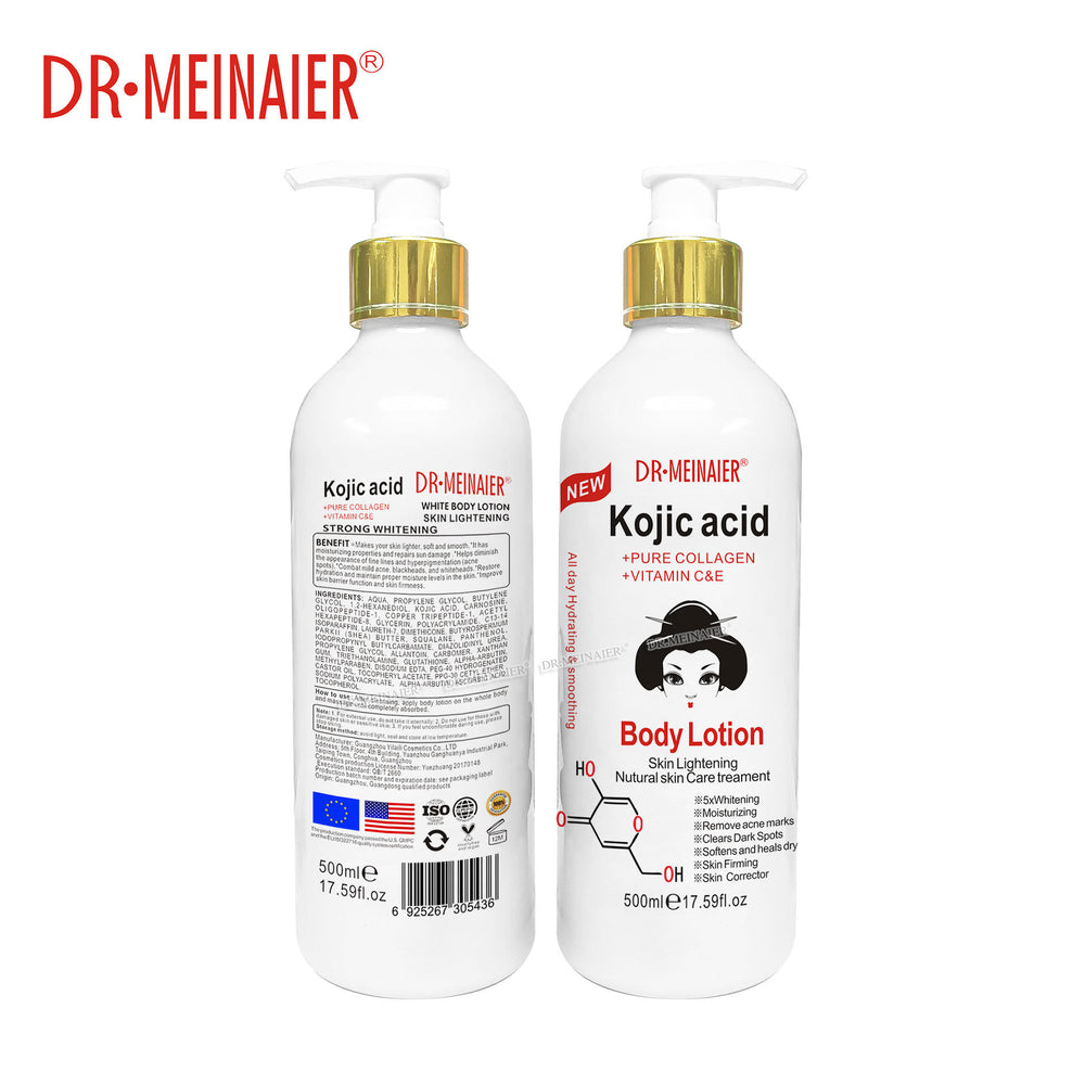 kojic acid body lotion - moisturizing, smoothing, and nourishing skin. long-lasting fragrance. factory direct, 500ml