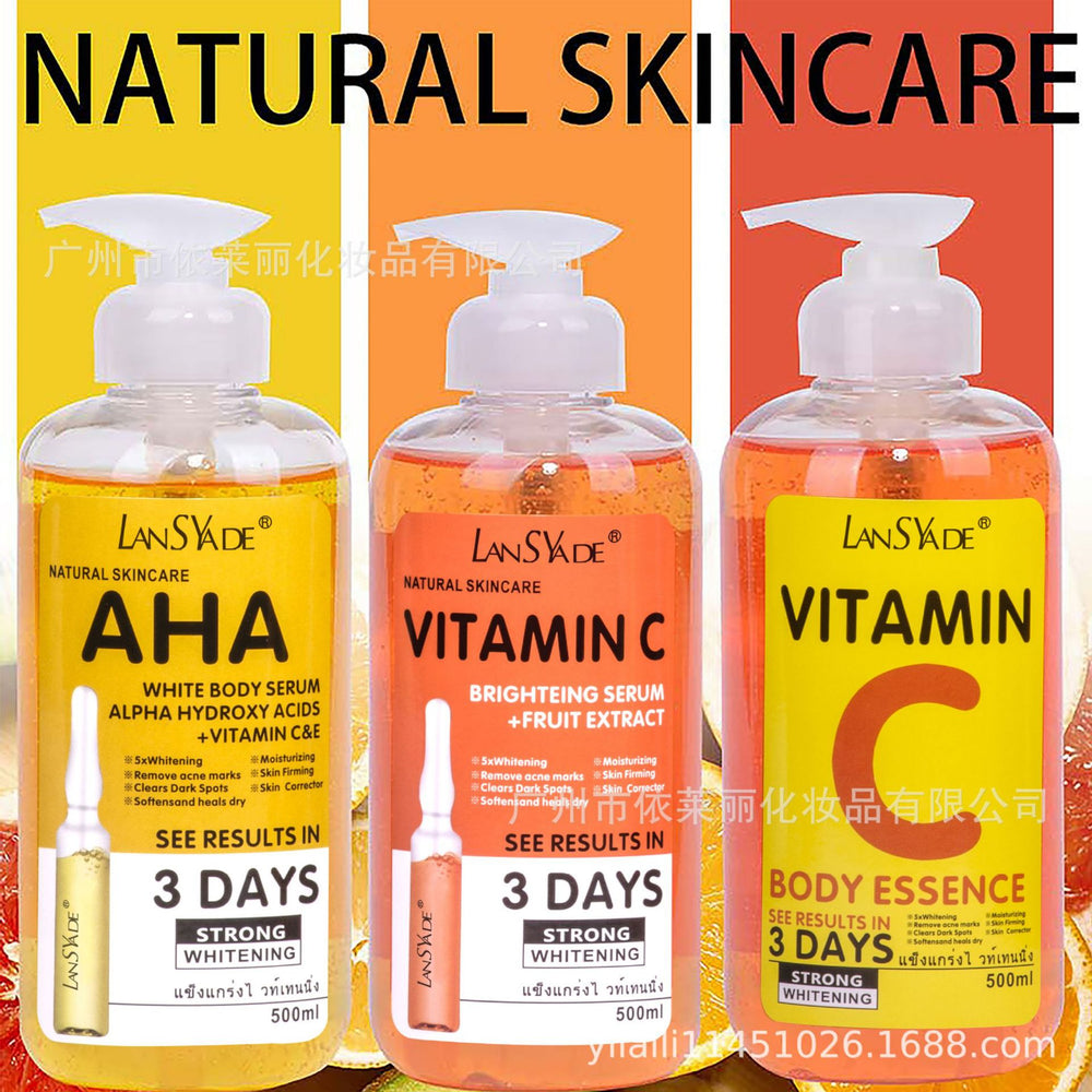 aha original solution vitamin c ampoule essence fruit acid moisturizing repair brightening skin blackening serum 500ml