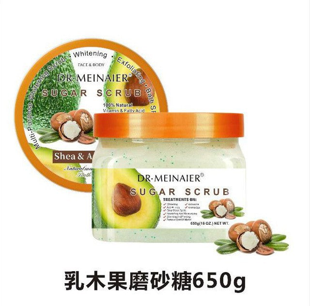 arbutin scrub body exfoliating sea salt bath wet salt arbutin scrub sugar 650g foreign trade