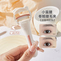 Jonbos one-touch sky-high eyelash curler - portable wide-angle sunflower curl for long-lasting lash lift