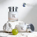Minimalist glass cream jar - face cream bottle - travel-sized portable cosmetic container - eye cream sample bottle - customizable