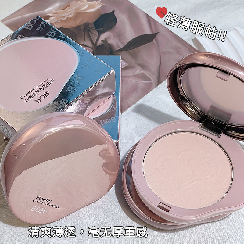 Makeup bob xinhuo clear and flawless powder oil control long-lasting makeup microdermabrasion waterproof anti-sweat dry and wet dual-use foundation