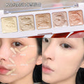 Xixi no-makeup beauty five-color concealer covers acne marks, dark circles, tear troughs, waterproof, non-removing concealer palette