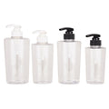 Customizable multi-specification flat shoulder dispensing bottles - press-type empty bottles for shampoo, body wash, lotion - pet plastic