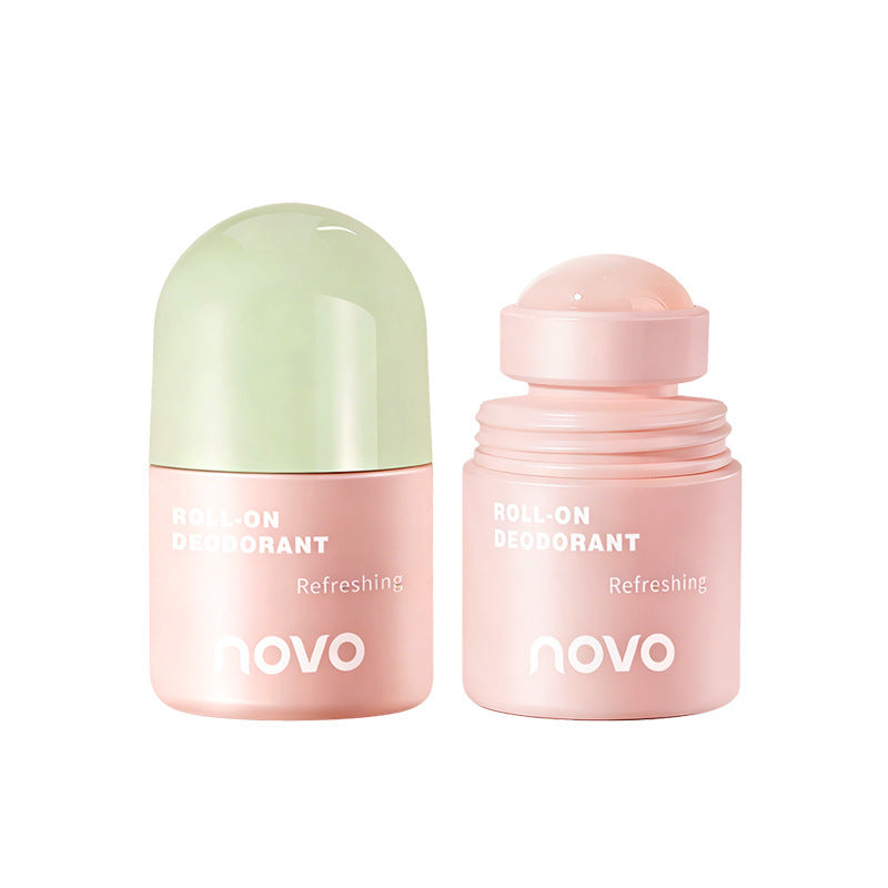 Novo pure & refreshing roll-on deodorant for women - underarm odor control, long-lasting fragrance, antiperspirant roll-on