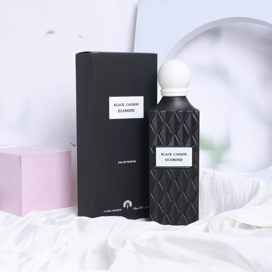 hot-selling black carbon diamond perfume arabian light fragrance middle eastern men's and women's fragrance